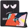 Mobigear Tri-Fold iPad Air 4 (2020) Klapphülle - Do Not Touch