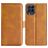 Mobigear Slim Magnet Samsung Galaxy M53 Hülle Klapphülle Geldbörse - Cognac
