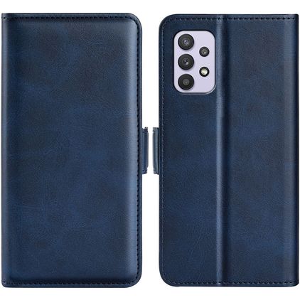 Mobigear Slim Magnet Samsung Galaxy A53 Hülle Klapphülle Geldbörse - Dunkelblau