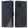 Mobigear Rhombus Samsung Galaxy Xcover 7 Hülle Klapphülle Geldbörse - Schwarz