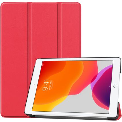 Mobigear Tri-Fold iPad 7 (2019) Hülle Klapphülle - Rot