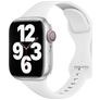 Mobigear Sport Slim Silikon Apple Watch Armband Drückerschließe - 49/46/45/44 mm - Weiß