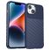 Mobigear Groove iPhone 15 Hülle Flexibles TPU Backcover - Blau