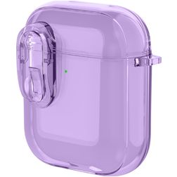 Mobigear Crystal Clip Apple AirPods 1 Hardcase Hülle - Lila