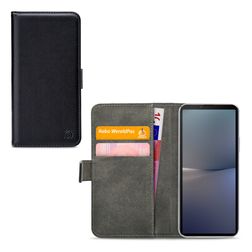 Mobilize Classic Gelly Wallet Sony Xperia 10 V Klapphülle Portemonnaie - Schwarz