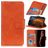 Mobigear Classy Nokia C21 Plus Hülle Klapphülle Geldbörse - Orange