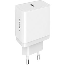 Mobiparts Single USB-C Ladegerät Power Delivery 20W - Weiß