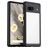 Mobigear Crystal Google Pixel 7a Hülle Hardcase Backcover - Transparent / Schwarz