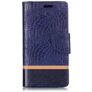 Mobigear Croco Xiaomi Mi 8 SE Hülle Klapphülle Geldbörse - Blau