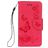 Mobigear Butterfly iPhone XS Hülle Klapphülle Geldbörse - Rot