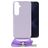 Mobilize Lanyard Gelly Samsung Galaxy A15 Flexibles TPU Handykette - Pastel Purple