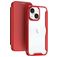 Mobigear Smart Fit iPhone 15 Hülle Hardcase Klapphülle - Rot