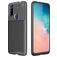 Mobigear Racing Samsung Galaxy M51 Hülle Flexibles TPU Backcover - Schwarz