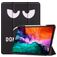 Mobigear Tri-Fold Gel iPad Pro 12.9 Zoll (2021) Hülle TPU,Kunstleder Klapphülle + Stifthalter - Do Not Touch