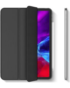 Mobigear Tri-Fold Magnet iPad Pro 12.9 Zoll (2018) Hülle Klapphülle - Schwarz