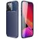 Mobigear Racing iPhone 14 Plus Hülle Flexibles TPU Backcover - Blau