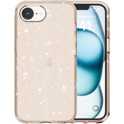 Mobigear Crystal Glitter iPhone 17e Hülle Hardcase Backcover - Gold