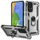 Mobigear Armor Ring Samsung Galaxy A73 Hardcase Backcover Shockproof mit Ringhalter - Silber
