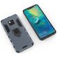 Mobigear Armor Ring Huawei Mate 20 Pro Hülle Hardcase Backcover Stoßfest mit Ringhalter - Marineblau