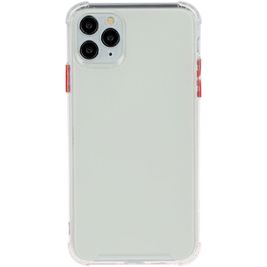 Mobigear Cushion iPhone 12 Pro Max Hülle Flexibles TPU Backcover Stoßfest - Weiß