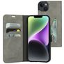 Mobiparts Classic Wallet iPhone 14 Plus Hülle Klapphülle Geldbörse - Granite Grey