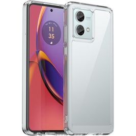 Mobigear Crystal Durchsichtig Motorola Moto G84 Hülle Hardcase Backcover - Transparent