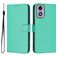 Mobigear Urban Wallet Motorola Moto G04 Hülle Klapphülle Geldbörse - Grün