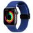 Mobigear Braided Mag Nylon Apple Watch Armband Magnetverschluss - 49/46/45/44 mm - Blau