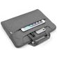 Mobigear Denim Zipper Laptop Umhängetasche 11 - 12 Zoll Laptoptasche - Grau