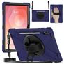 Mobigear SureGrip XGuard Samsung Galaxy Tab S11 Ultra Hülle Kunststoff / Silikon Backcover + Stylus-Halter + Schultergurt + Ständer - Marineblau