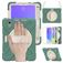 Mobigear SureGrip XGuard iPad Mini 6 (2021) Hülle Kunststoff,Silikon Backcover + Stifthalter + Schulterträger + Ständer - Grün