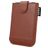 Valenta Card Pocket Slide Echtleder Kartenetui - 5 Karten - Braun