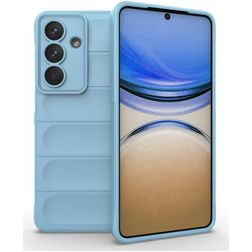 Mobigear Bumpy Samsung Galaxy S26 Plus Hülle Flexibles TPU Backcover - Blau