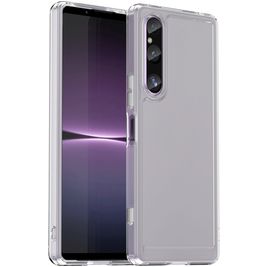 Mobigear Crystal Durchsichtig Sony Xperia 1 V Hülle Hardcase Backcover Stoßfest - Transparent