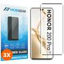 Mobigear Premium HONOR 200 Pro Panzerglas Gehärtetes Glas Displayschutz - Hüllenfreundlich - Schwarz (3er Pack)