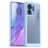 Mobigear Crystal Motorola Edge 40 Hülle Hardcase Backcover - Transparent / Blau