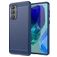 Mobigear Brushed Slim Samsung Galaxy M55 Hülle Flexibles TPU Backcover - Blau