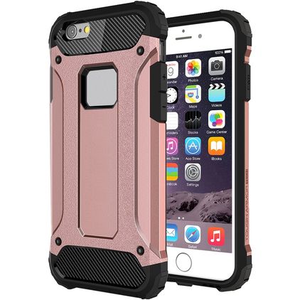 Mobigear Outdoor iPhone 6s Hardcase Backcover Shockproof - Roségold