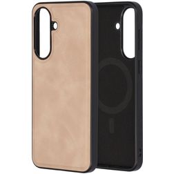 Mobiparts Classic Samsung Galaxy A37 MagSafe Hülle TPU,Kunstleder Backcover - Moonstone Beige
