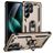 Mobigear Armor ring Samsung Galaxy S25 Ultra Hülle Hardcase Backcover Stoßfest mit Ringhalter - Gold