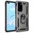 Mobigear Armor Ring Huawei P40 Hülle Hardcase Backcover Stoßfest mit Ringhalter - Grau