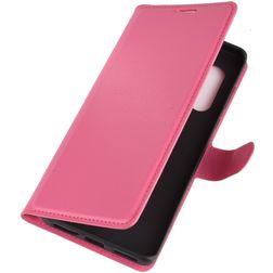 Mobigear Classic Motorola Edge Plus Hülle Klapphülle Geldbörse - Magenta
