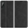 Mobigear Retro Slim Wiko Power U20 Hülle Klapphülle Geldbörse - Schwarz
