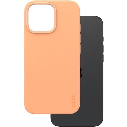 CARE by PanzerGlass Fashionable iPhone 16 Pro Max Silikon MagSafe Backcover - Peachy
