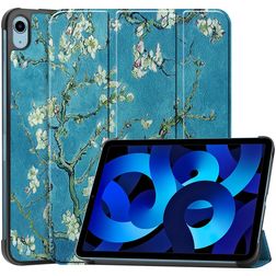 Mobigear Tri-Fold iPad 11 (2025) Klapphülle - Mandelblüten