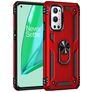 Mobigear Armor Ring OnePlus 9 Pro Hardcase Backcover Shockproof mit Ringhalter - Rot