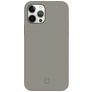 Valenta Snap Luxe iPhone 12 Pro Max Hülle Echtes Leder Backcover - Grau