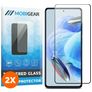 Mobigear Premium Xiaomi Redmi Note 12 Pro Panzerglas Gehärtetes Glas Displayschutz - Hüllenfreundlich - Schwarz (2er Pack)