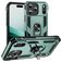 Mobigear Armor Ring iPhone 17 Pro Hülle Hardcase Backcover Stoßfest mit Ringhalter - Grün