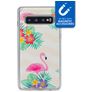 My Style Magneta Samsung Galaxy S10 Hülle Flexibles TPU Backcover - Flamingo